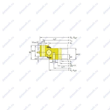 Подшипник ESI 20 0414 чертеж