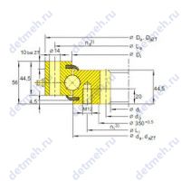 Чертеж подшипника ESI 20 0744