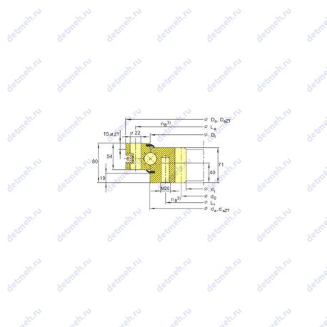 Подшипник ESI 25 0755 чертеж