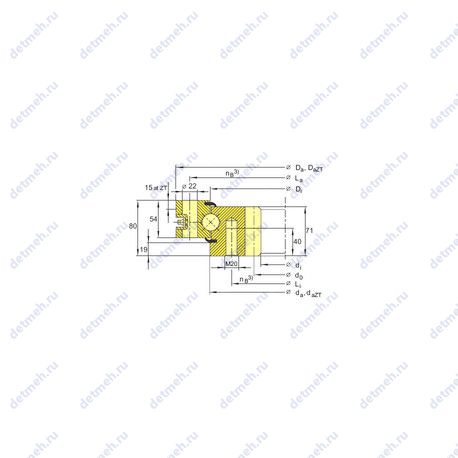 Подшипник ESI 25 0855 чертеж