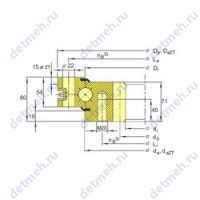 Чертеж подшипника ESI 25 0955