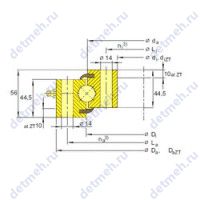 Чертеж подшипника ESU 20 0944