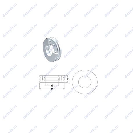 Подшипник S51106 чертеж