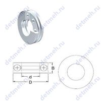 Чертеж подшипника S51205