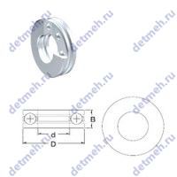Чертеж подшипника S51208