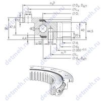 Чертеж подшипника VLI 20 0414 N