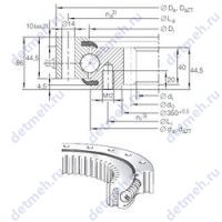 Чертеж подшипника VSI 20 0414 N