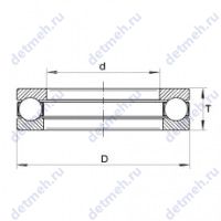 Чертеж подшипника XW4