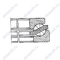 Чертеж подшипника 91682/750 X