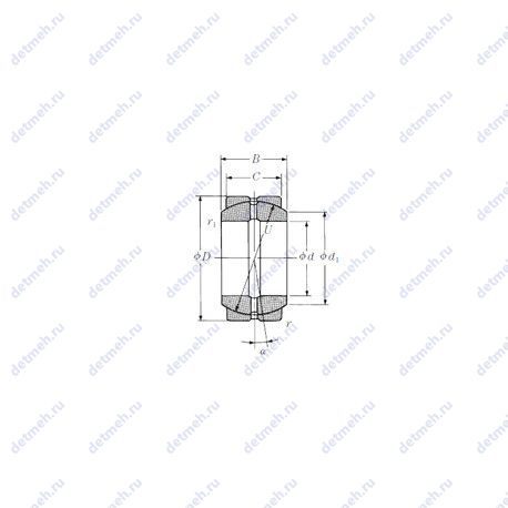 Подшипник 110FSF170 чертеж