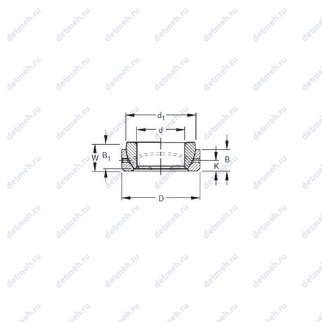 Подшипник 12SBT20 чертеж