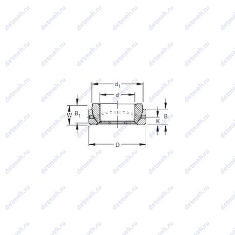 Подшипник 20SBT32 чертеж