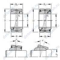 Чертеж подшипника 20SF32