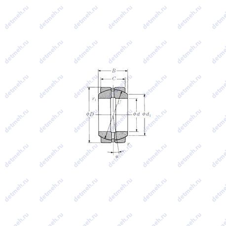 Подшипник 85FSF135 чертеж