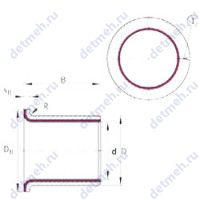 Чертеж подшипника EGF06070-E40