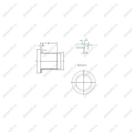 Подшипник PCMF 060804 E чертеж