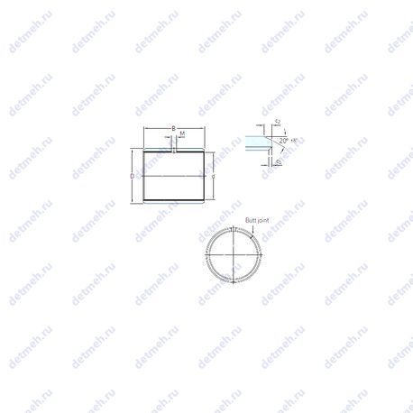 Подшипник PCZ 6448 E чертеж