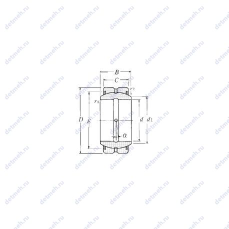 Подшипник SA1-120BSS чертеж