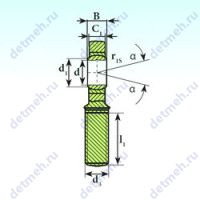 Чертеж подшипника SA6C