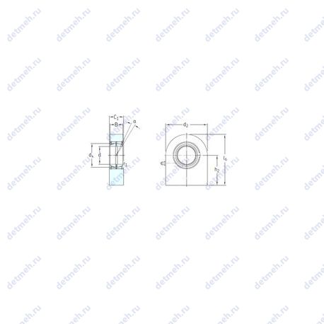 Подшипник SCF70ES чертеж