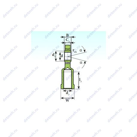 Подшипник SI20C чертеж