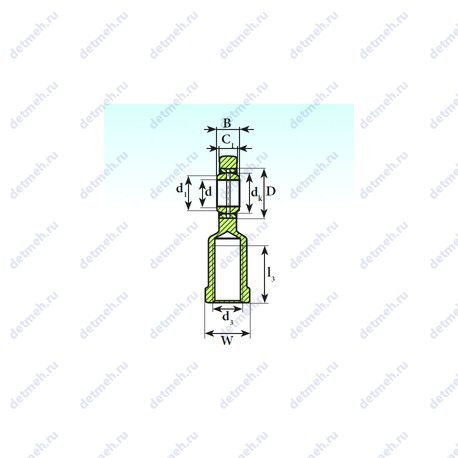 Подшипник SI35ES-2RS чертеж