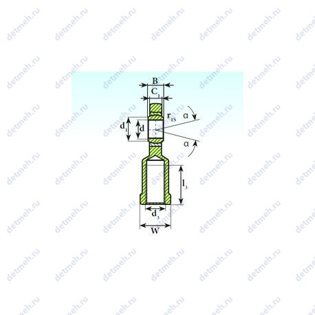 Подшипник SI 80 C 2RS чертеж
