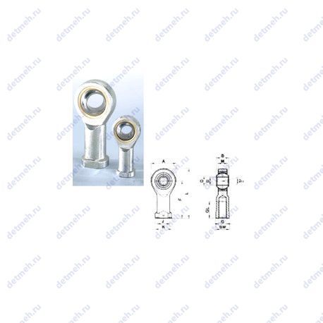 Подшипник SIL08T/K чертеж