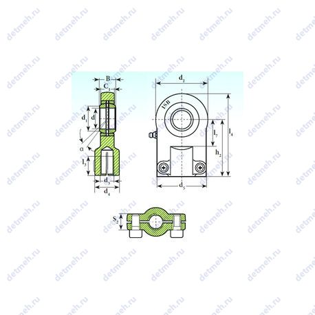 Подшипник TAPR 704 DO чертеж