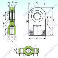 Чертеж подшипника TAPR 704 DO