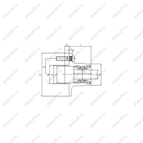 Подшипник IJ222001 чертеж