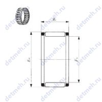 Чертеж подшипника KT 121618
