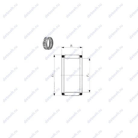 Подшипник KT 253224 чертеж