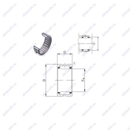 Подшипник RNA 4905 чертеж