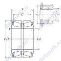 Чертеж подшипника 120KBE030+L