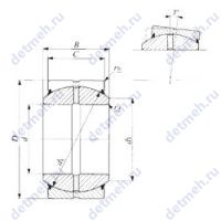 Чертеж подшипника SBB 72-2RS