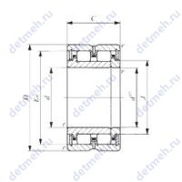 Чертеж подшипника TRU 8511850