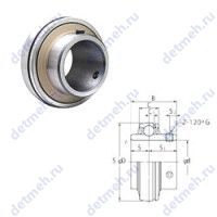 Чертеж подшипника UC317