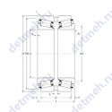 Чертеж подшипника 123075/123123XG
