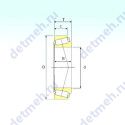 Чертеж подшипника 15103S/15245