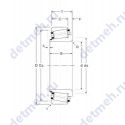Чертеж подшипника 203156/203235