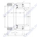 Чертеж подшипника 240139X/240241XP