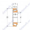 Чертеж подшипника 32044XM