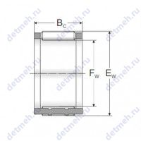 Чертеж подшипника КCК16X22X12Г1