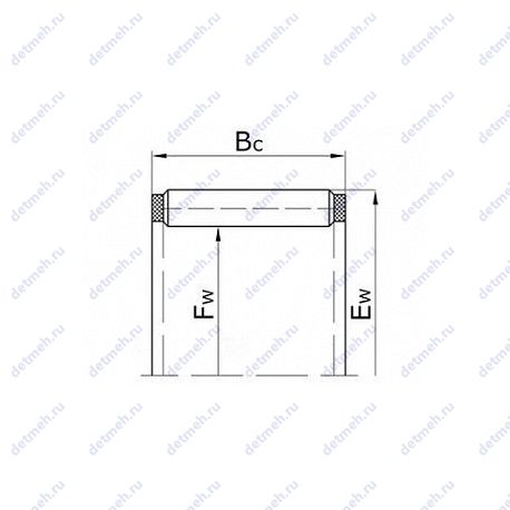 Подшипник К8X12X10 чертеж