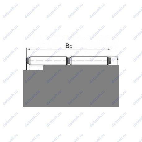 Подшипник КК63X71X40 чертеж