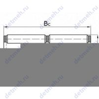 Чертеж подшипника КК63X71X40