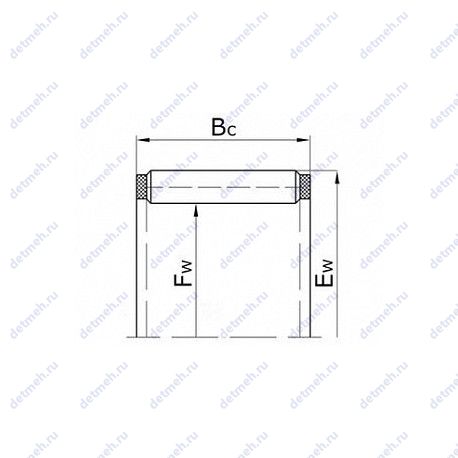 Подшипник К5X8X8 чертеж