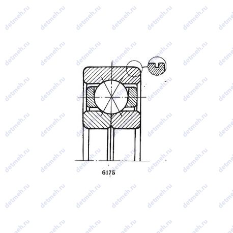 Подшипник В-126220Г чертеж