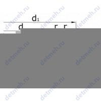 Чертеж подшипника 9192